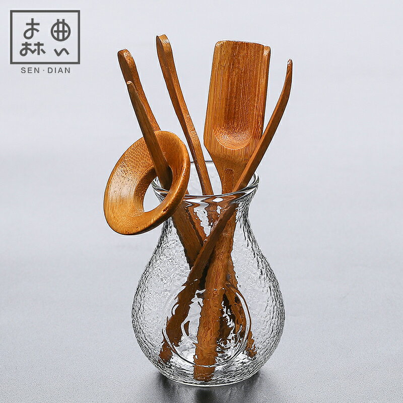 日式玻璃茶道六君子功夫茶具配件大全套裝6君子茶夾用具泡茶工具