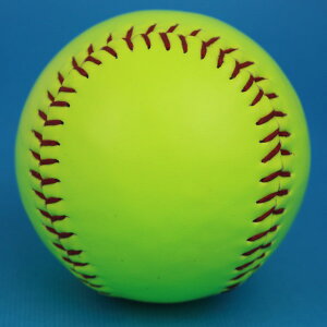 慢速壘球 PVC縫線大壘球(螢光綠)/一盒6個入(定120) 大壘球~群DF-2120