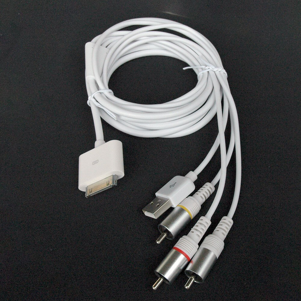 ipad/iphone to AV+USB平板手機到電視