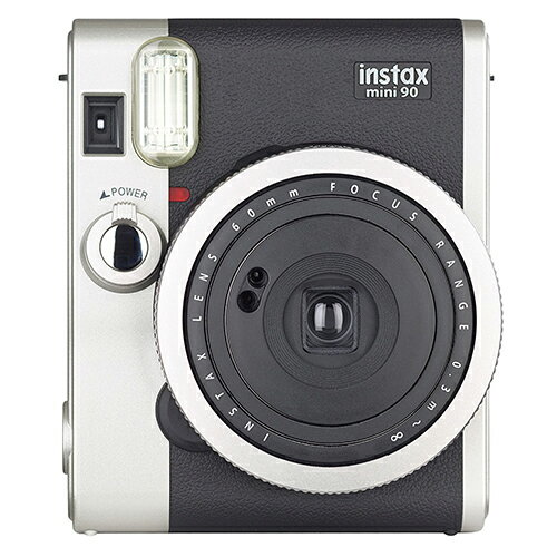 【日本代購】FUJIFILM Instax Mini 90 拍立得相機 雙重曝光 夜景模式 復古風格-黑色