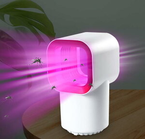 居家必備新款USB光觸媒滅蚊燈吸入式嬰兒家用靜音定時捕蚊驅蚊器快速出貨 全館免運