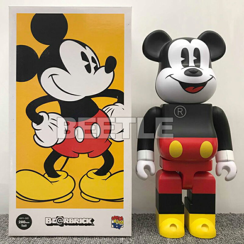 現貨BEETLE BE@RBRICK X DISNEY MICKEY MOUSE 迪士尼 米老鼠 米奇 庫柏力克熊 400%