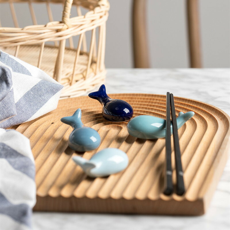 陶瓷筷架筷托精致家用日式輕奢創意餐桌筷子架托公筷架托酒店專用