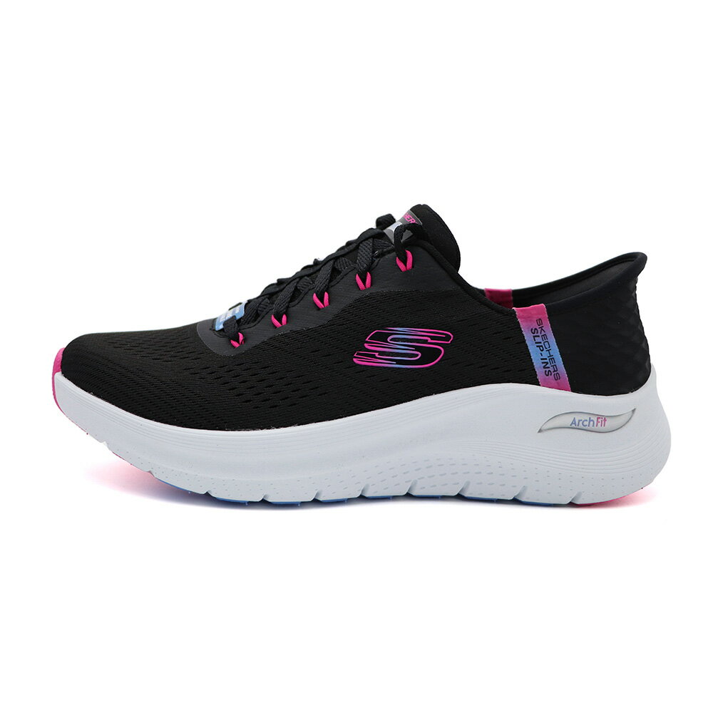 【手刀下單🤩滿額折扣進行中~~】 Skechers Arch Fit 2.0-Easy Chic Slip-Ins 黑桃 輕量 瞬穿 休閒鞋 女款 J2535【新竹皇家150066WBKHP】