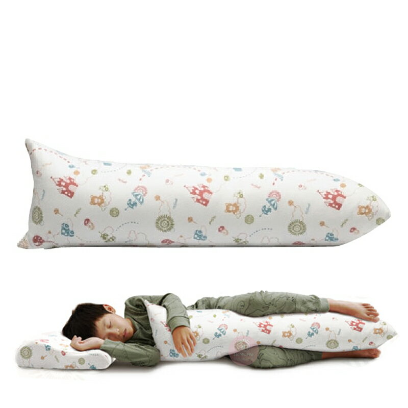格蕾莎 兒童側睡抱枕 童趣 長型抱枕 側睡枕 兒童枕頭 含布套 台灣製造 GreySa