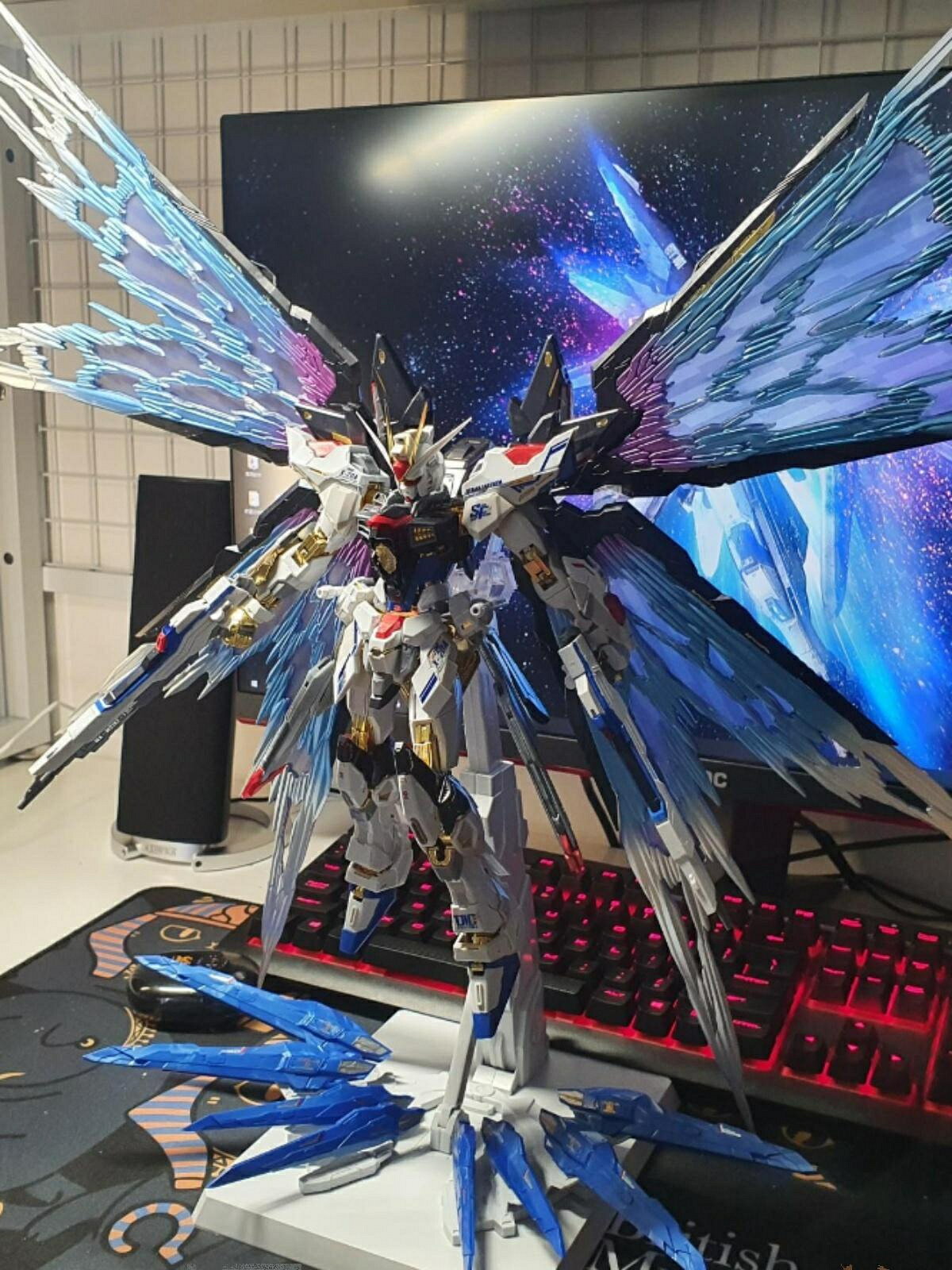 正品 高拼裝達模型mg獨角獸mb強襲自由金異端能天使pg機動戰士手辦玩具
