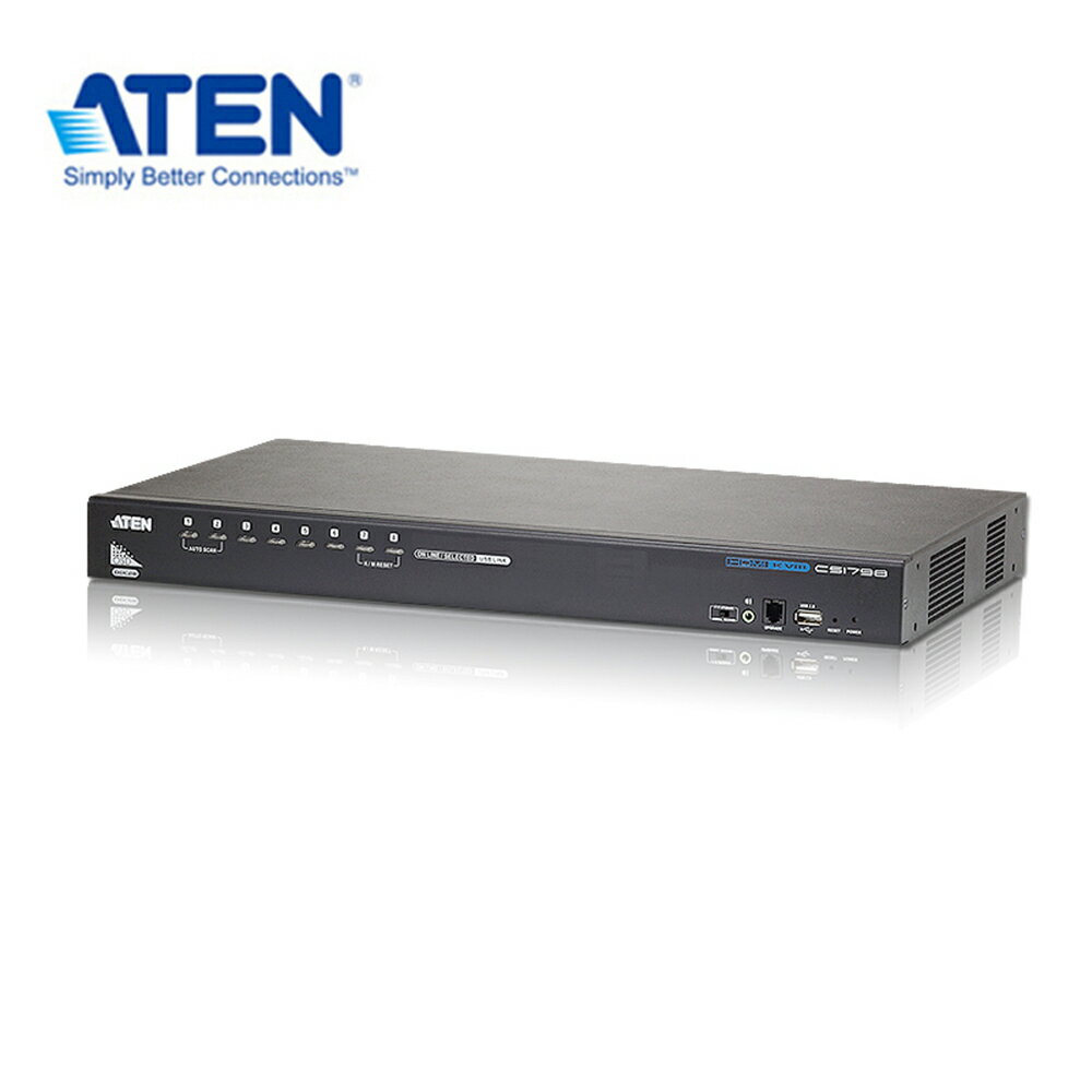 【預購】ATEN CS1798 8埠USB HDMI/音訊 KVM多電腦切換器