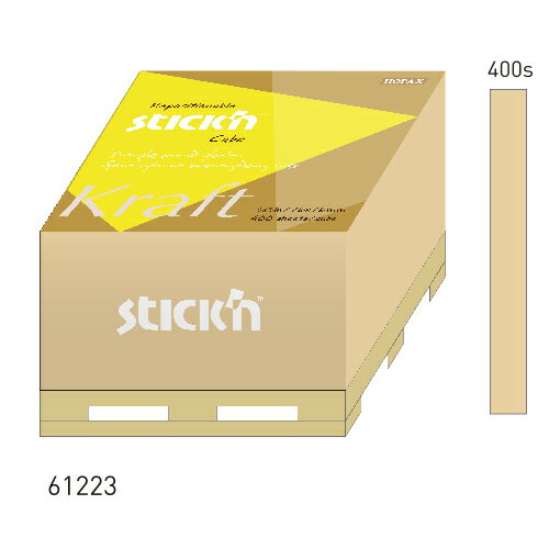 【史代新文具】N次貼 61223 牛皮紙便條磚/便條紙 (400張/顆)
