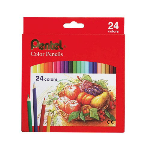 【角落文房】Pentel 飛龍 CB8 24色 油性 彩色鉛筆 色鉛筆