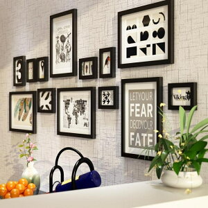 檸檬樹 現代簡約客廳臥室照片墻裝飾過道餐廳多框組合相框掛墻 MKS 全館免運