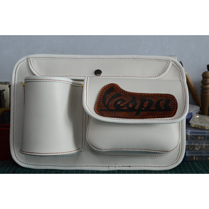 「新款」Vespa偉士牌GTSGTV300LX春天衝刺150前置包置物包手套箱掛包 6