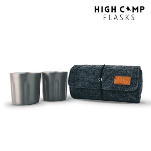 High Camp Flasks-1116 Tumbler 2入軟殼酒杯組 / Matte Gunmetal霧黑