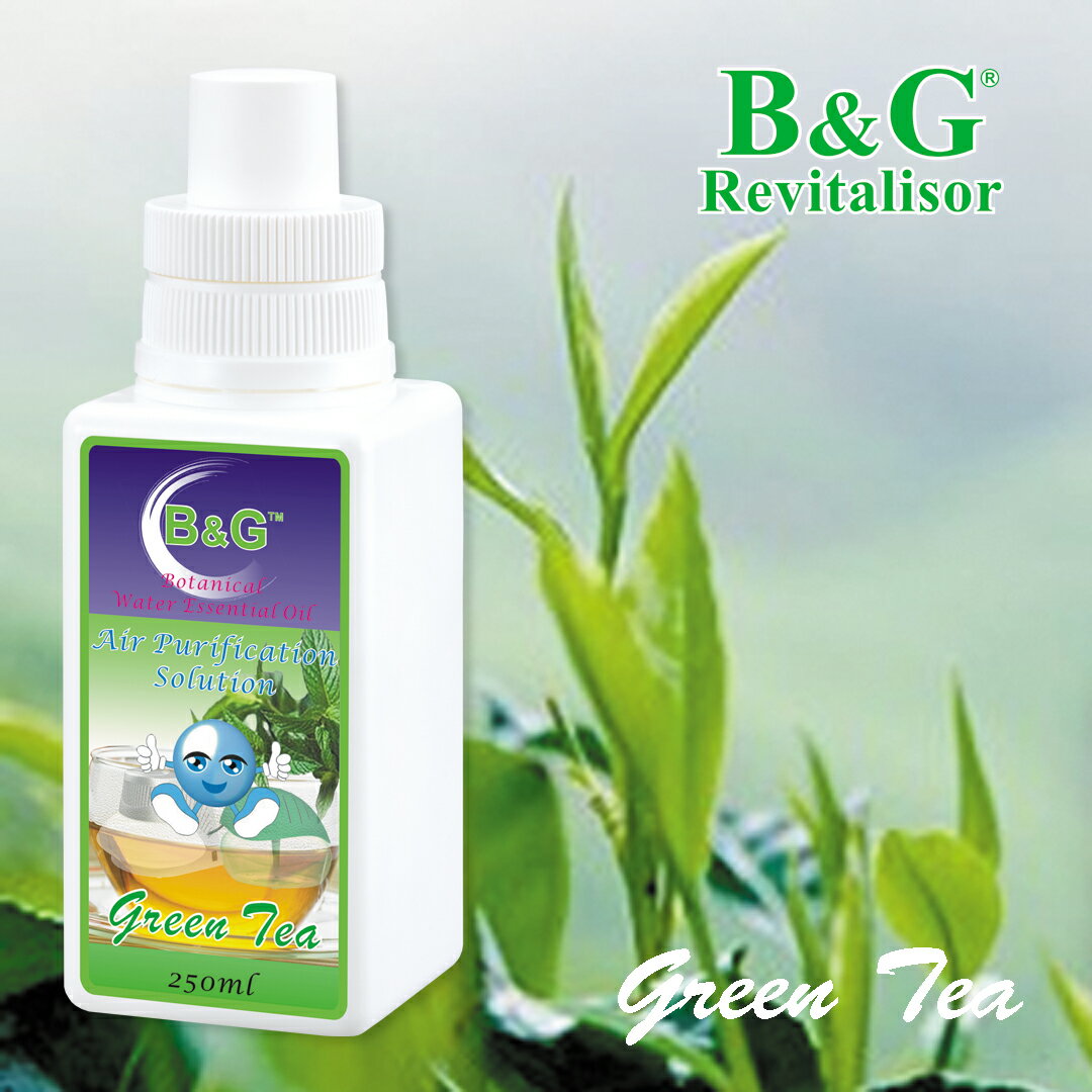 B&G 天然水精油空氣淨化液-綠茶素 250ml