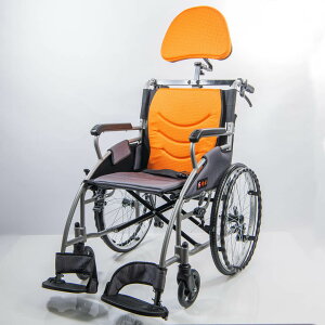 永大醫療~＂均佳＂ JW-125 鋁合金輪椅+靠頭組 每台~8680元~免運費
