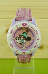 【震撼精品百貨】米奇/米妮 Micky Mouse 手錶-粉紫米妮 震撼日式精品百貨
