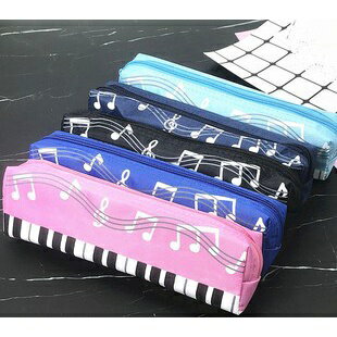 【學興書局】音符鋼琴單層筆袋(小) 鉛筆盒 學生 帆布