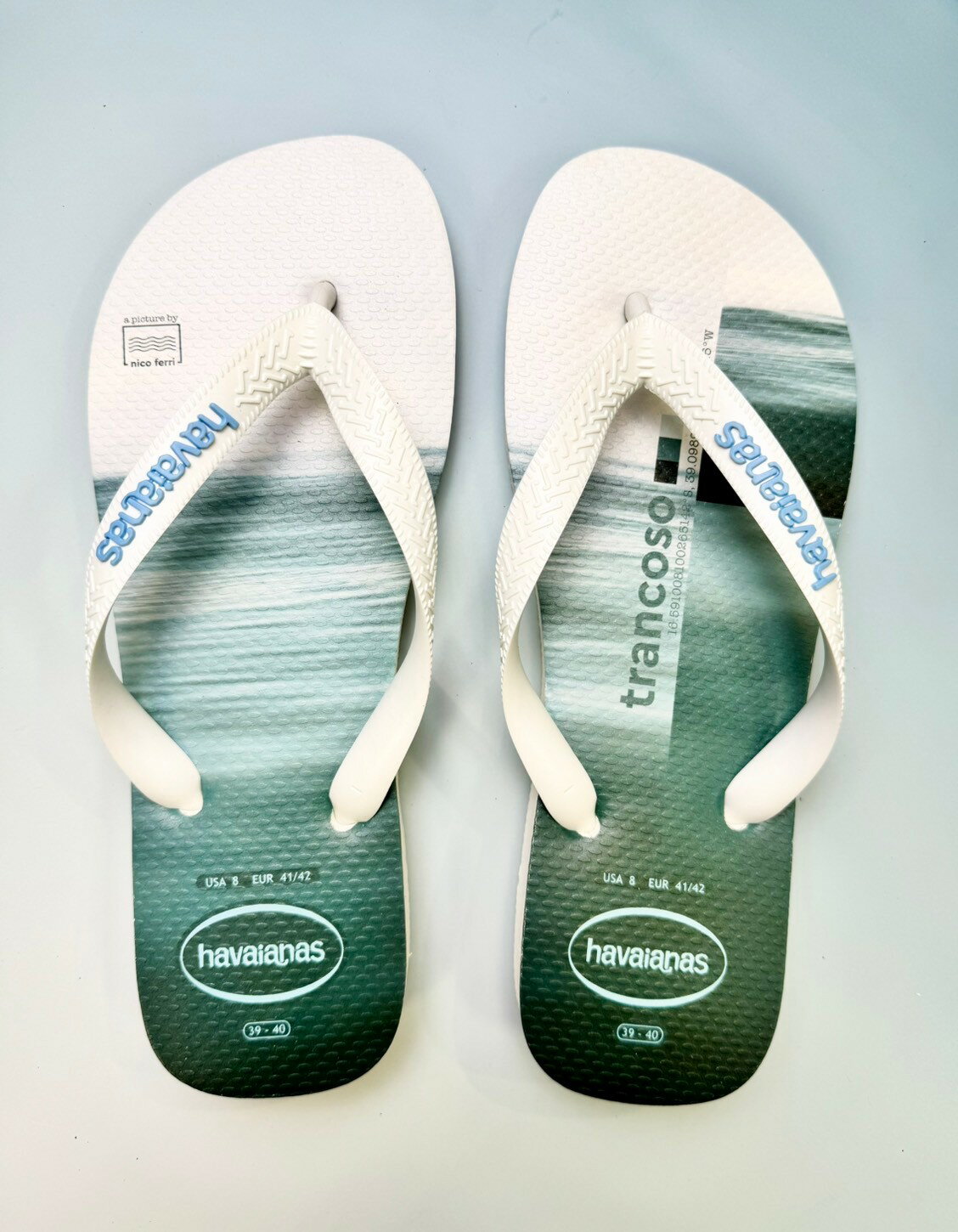 havaianas 哈瓦士 巴西人字拖 男款 Top surf sessi 藍海 涼鞋 拖鞋 夾腳拖＊夏日微風＊