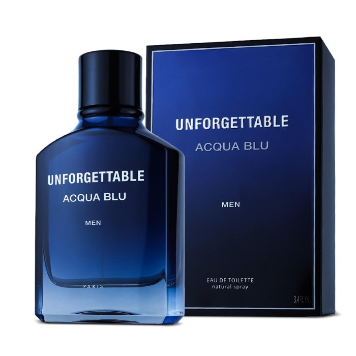 【名美香氛】Geparlys UNFORGETTABLE AQQUA BLU 深邃藍海男性淡香水100ml