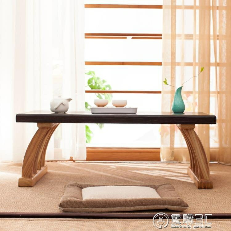 榻榻米桌子飄窗小茶幾日式茶桌禪意家用簡約實木炕桌窗臺桌迷你桌WD 貝達生活館