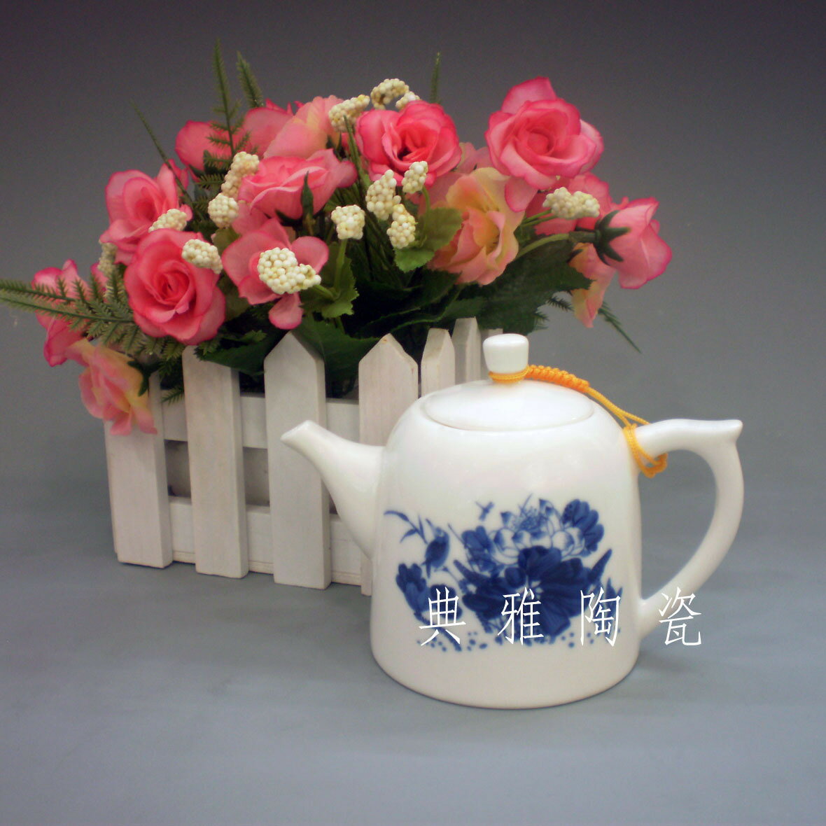 陶瓷茶具/景德鎮青花瓷水壺/禮品瓷工夫茶壺/精品小壺/特價隨手壺1入