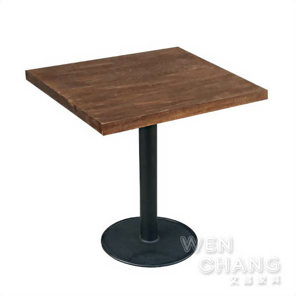 訂製品 紐西蘭松木圓柱腳桌 鋼刷仿回收木 A級木 CU013