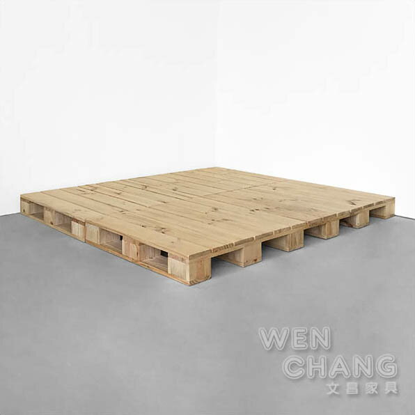 訂製品 工業風木棧板床架 (無床頭片) 客製 CU070