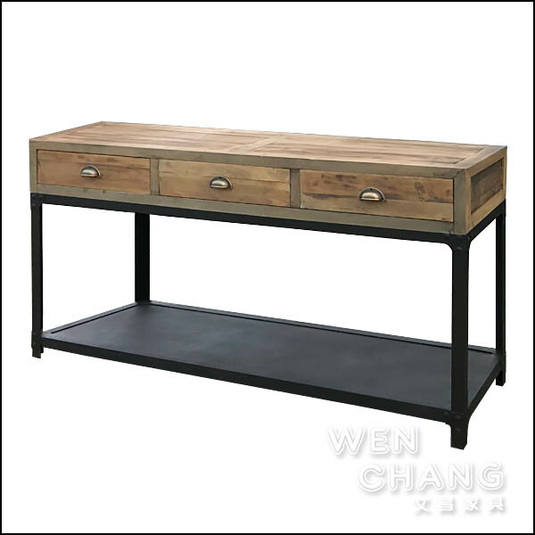 LOFT 莫特鐵木三抽邊櫃 電視櫃 CB072