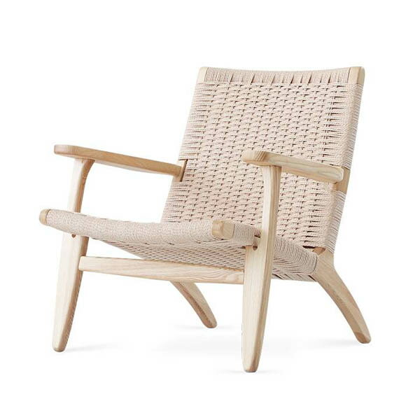 Hans J Wegner CH25 Easy Chair 划槳椅 咖啡廳小沙發 繩編小沙發 複刻版 SO036