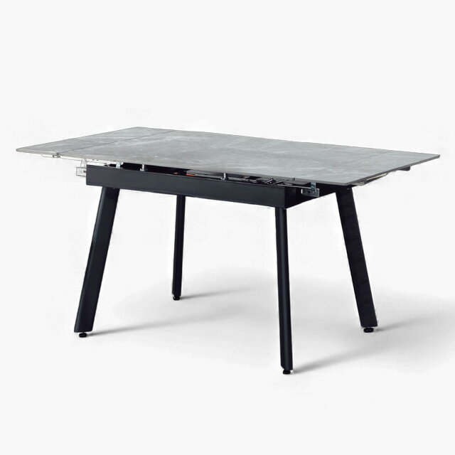 阿爾卑斯延伸岩板餐桌 TBB058｜耐刮 耐高溫 100cm 可延伸至 140cm 的百搭岩板桌