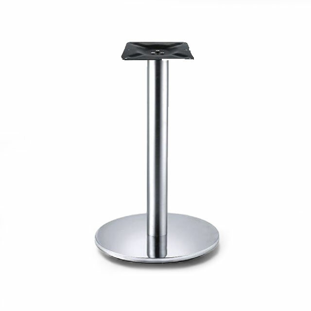 訂製品 不鏽鋼圓盤桌腳 TF007 商用空間首選｜穩重、耐用、可客製高度