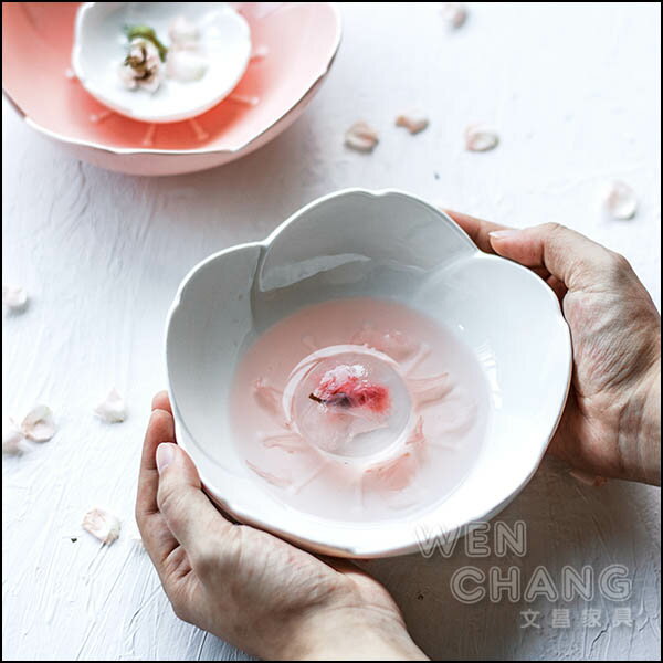 陶瓷 櫻花碗 湯碗 兩色 Z135-D