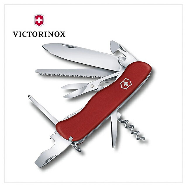 VICTORINOX 瑞士維氏 瑞士刀 14用 111mm 紅 0.8513
