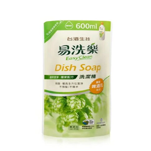 【台酒TTL】易洗樂洗潔精補充包(600ml)-箱裝(12包/箱) 0