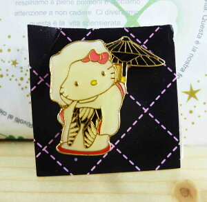 【震撼精品百貨】Hello Kitty 凱蒂貓 KITTY造型徽章-歌舞伎 震撼日式精品百貨