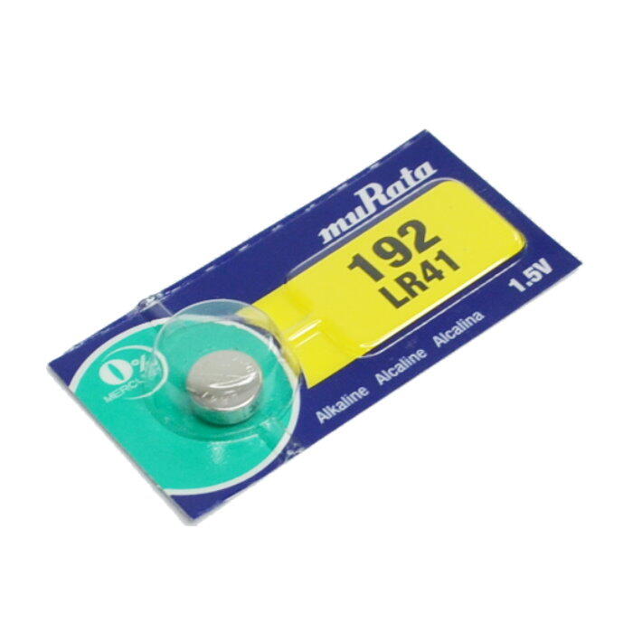 Murata 水銀電池 LR41 AG3 S192 LR-41N 鈕扣電池 手錶電池 日本製【GQ256】 123便利屋