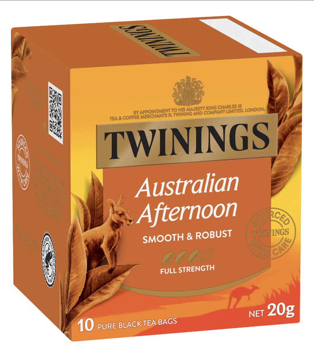 Twinings 唐寧 澳洲下午茶 Australian Afternoon Tea 10包/盒 獨立茶包 盒裝紅茶 沖泡方便
