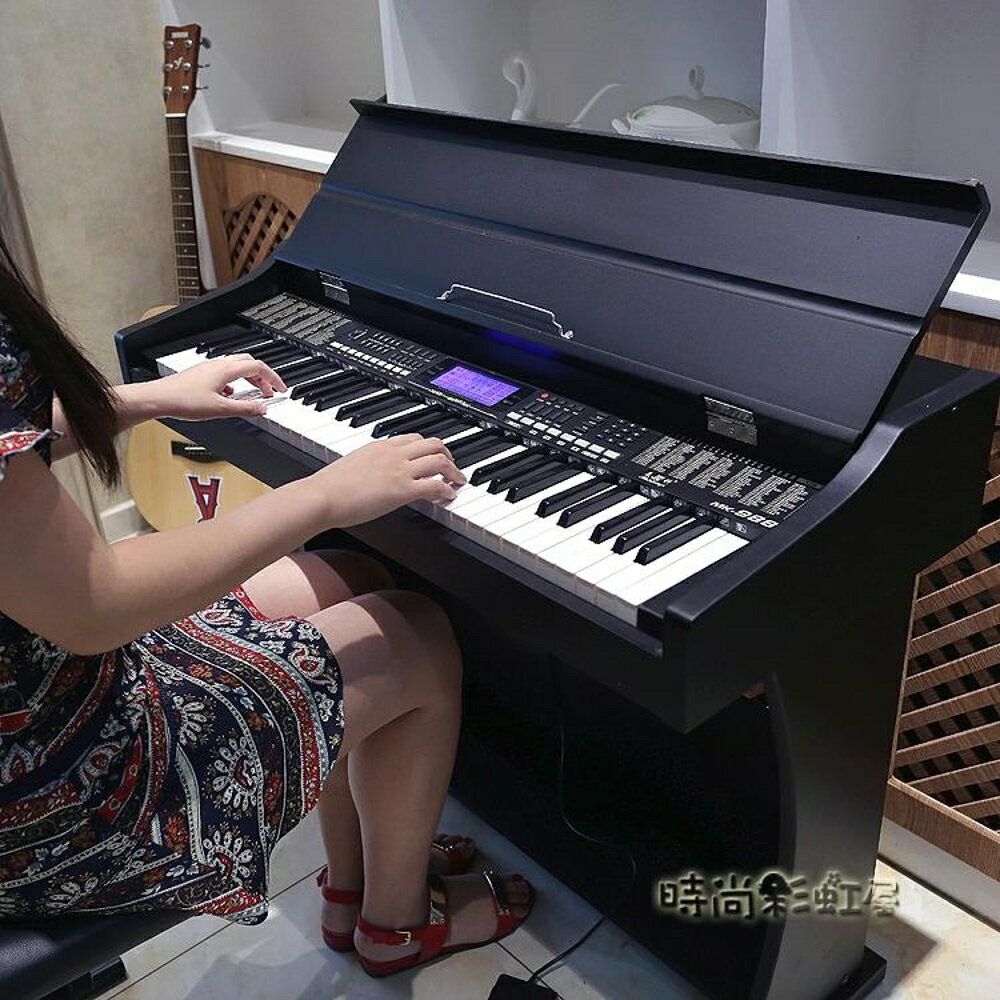 電子琴成人鋼琴鍵61鍵專業教學初學者美科8696幼兒園兒童電子鋼琴MBS「時尚彩虹屋」
