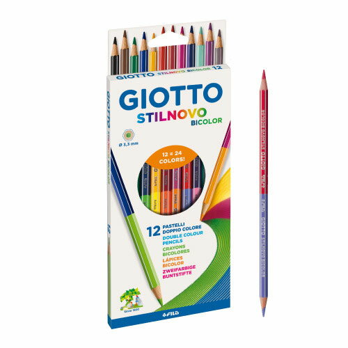 【義大利 GIOTTO】STILNOVO 雙頭六角彩色鉛筆24色