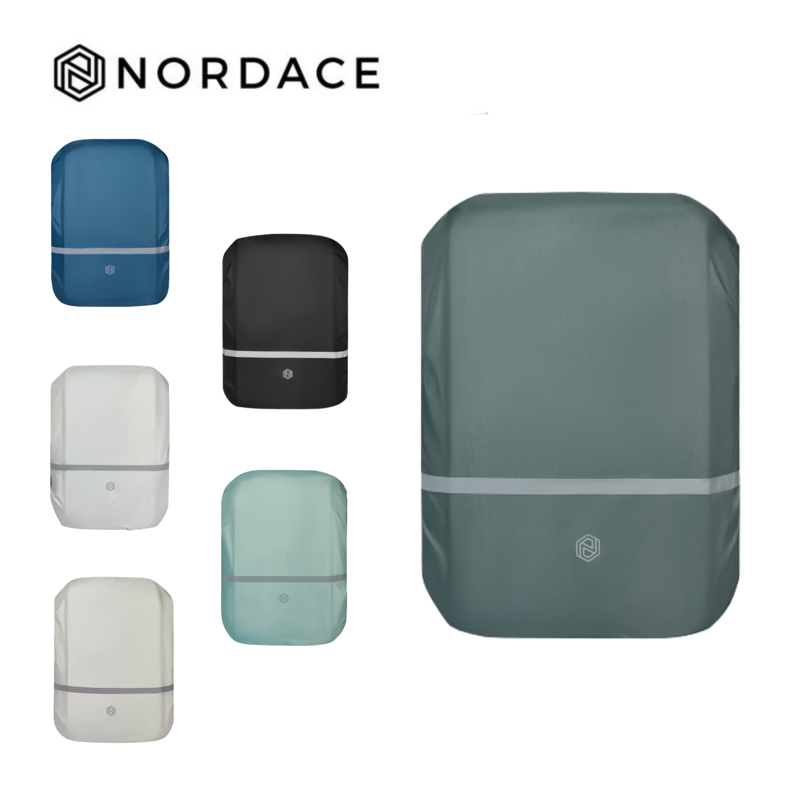 Nordace 防雨罩 背包套 防水套 防水罩 背包罩 適用於20L至40L的背包- 6色可選-灰色