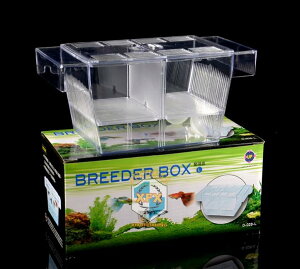 臺灣雅柏UP魚苗繁殖盒亞克力孔雀魚孵化盒孵化箱隔離盒斗魚盒S號L