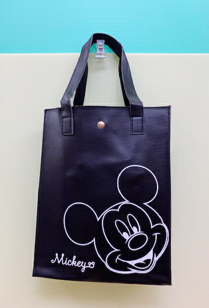 【震撼精品百貨】Micky Mouse 米奇/米妮 迪士尼直式手提袋/收納袋-黑#15900 震撼日式精品百貨
