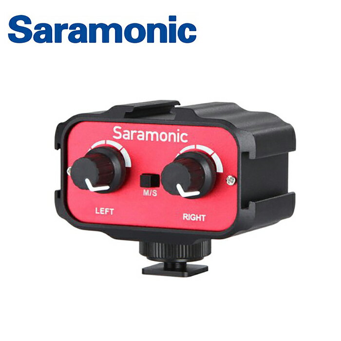 ◎相機專家◎ Saramonic 單眼相機 攝影機混音器 SR-AX100 收音 多軌 錄影 勝興公司貨【跨店APP下單最高20%點數回饋】