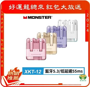 MONSTER 琉光粉彩藍牙耳機 MON-XKT12