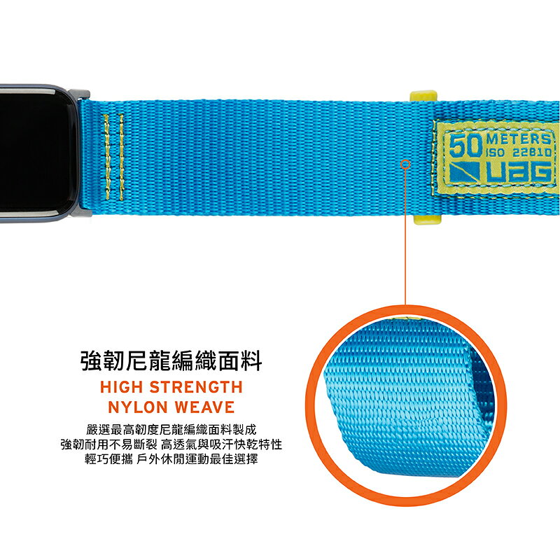 UAG Active 時尚尼龍 錶帶 一般版 適用 Apple Watch 適用 42 44 45 49 mm 8
