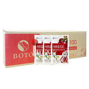 韓國BOTO 100% 紅石榴汁 80ml/包【buyme】