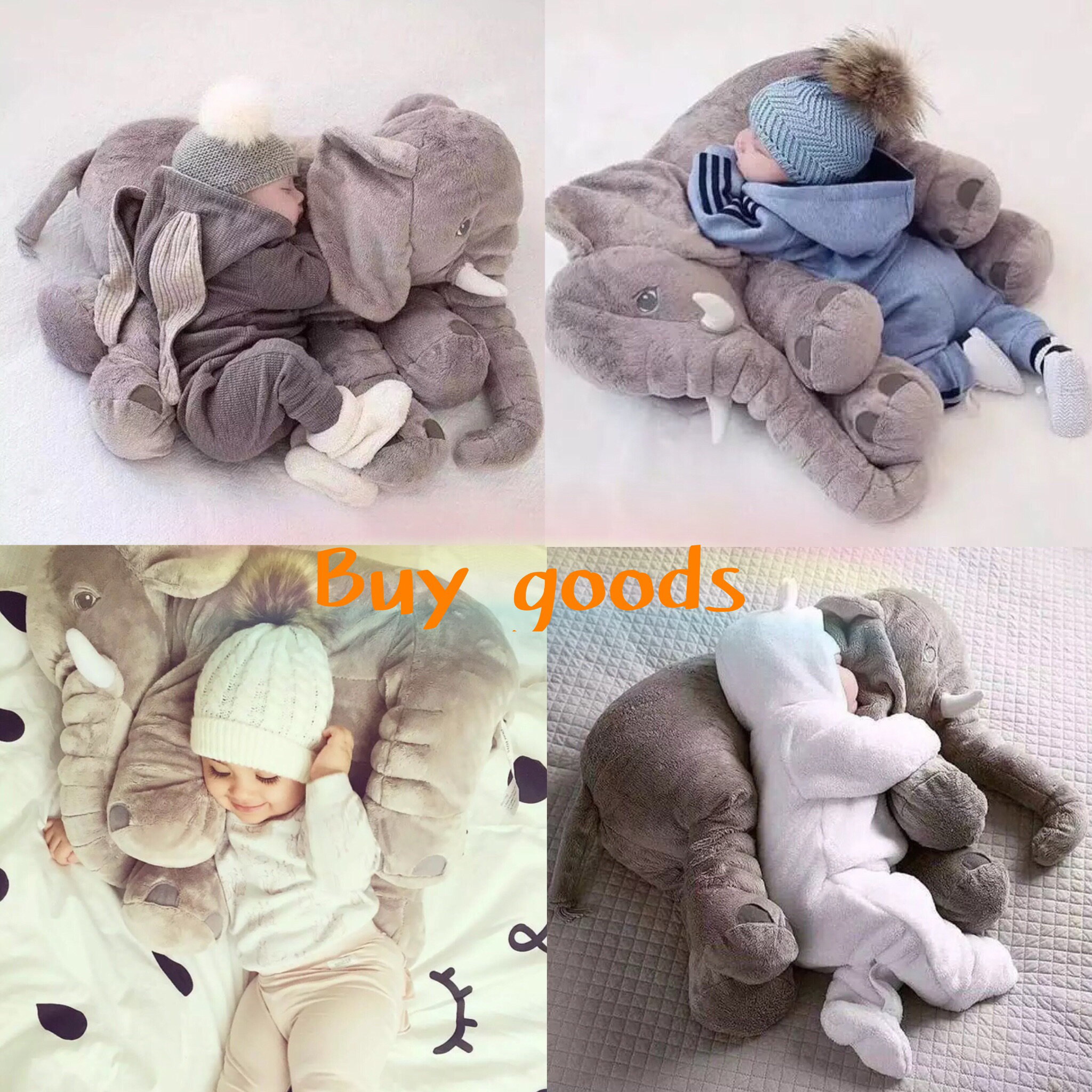 抱枕 靠枕 寶寶抱枕 睡覺枕 玩偶 玩具 毛絨大象公仔寶寶抱枕/大象抱枕/baby靠枕