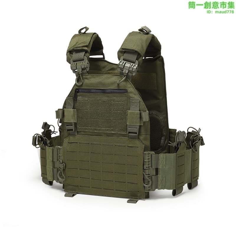 奧卡利戶外戰術背心 多功能MOLLE拓展便捷軍訓快拆背心 防水耐磨