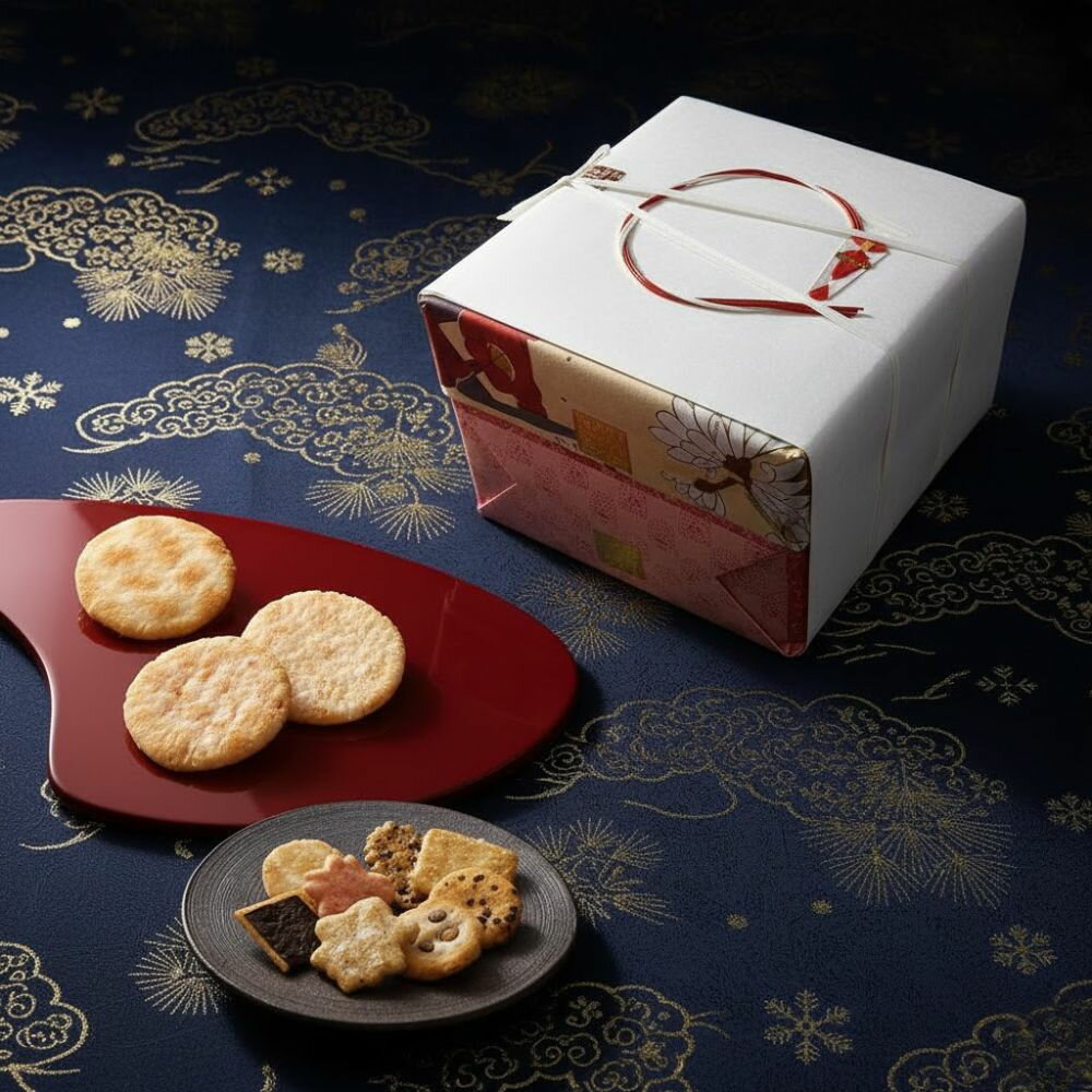 🔥豪華禮盒組🔥小倉山莊 山春秋12袋＋定家的月30袋 兩大經典 日本禮盒 過年送禮 組合裝 人氣組合【小福部屋】 5