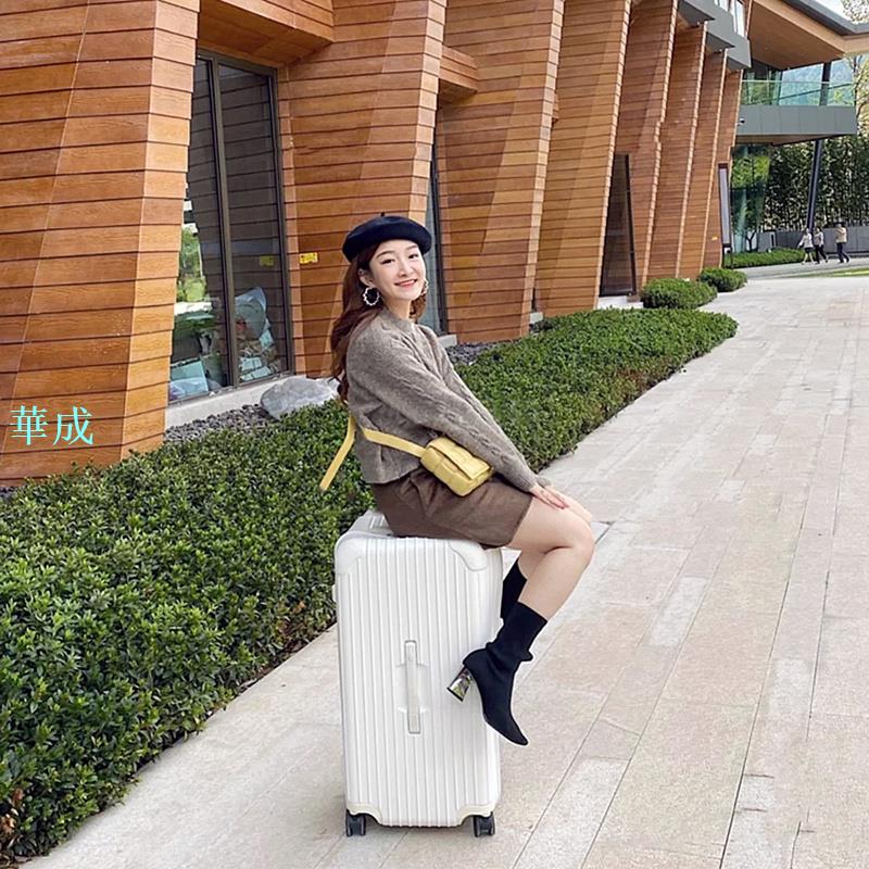 40寸超大容量行李 行李箱 登機箱 旅行箱 復古行李箱 拉桿箱 鋁框款 20吋行李箱 超輕量 網紅款 高顏值 旅行拉桿箱 1