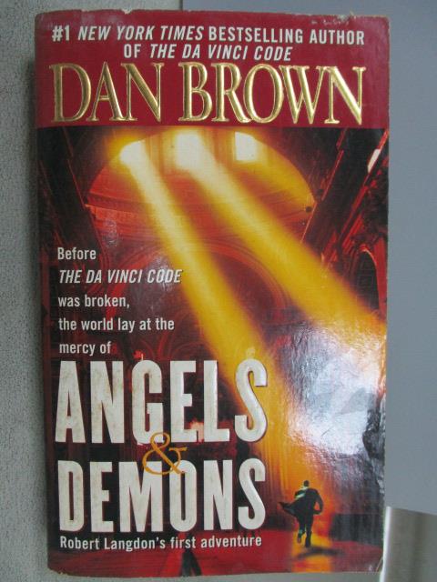 【書寶二手書T6／原文小說_MLR】Angels &amp; Demons_Dan Brown